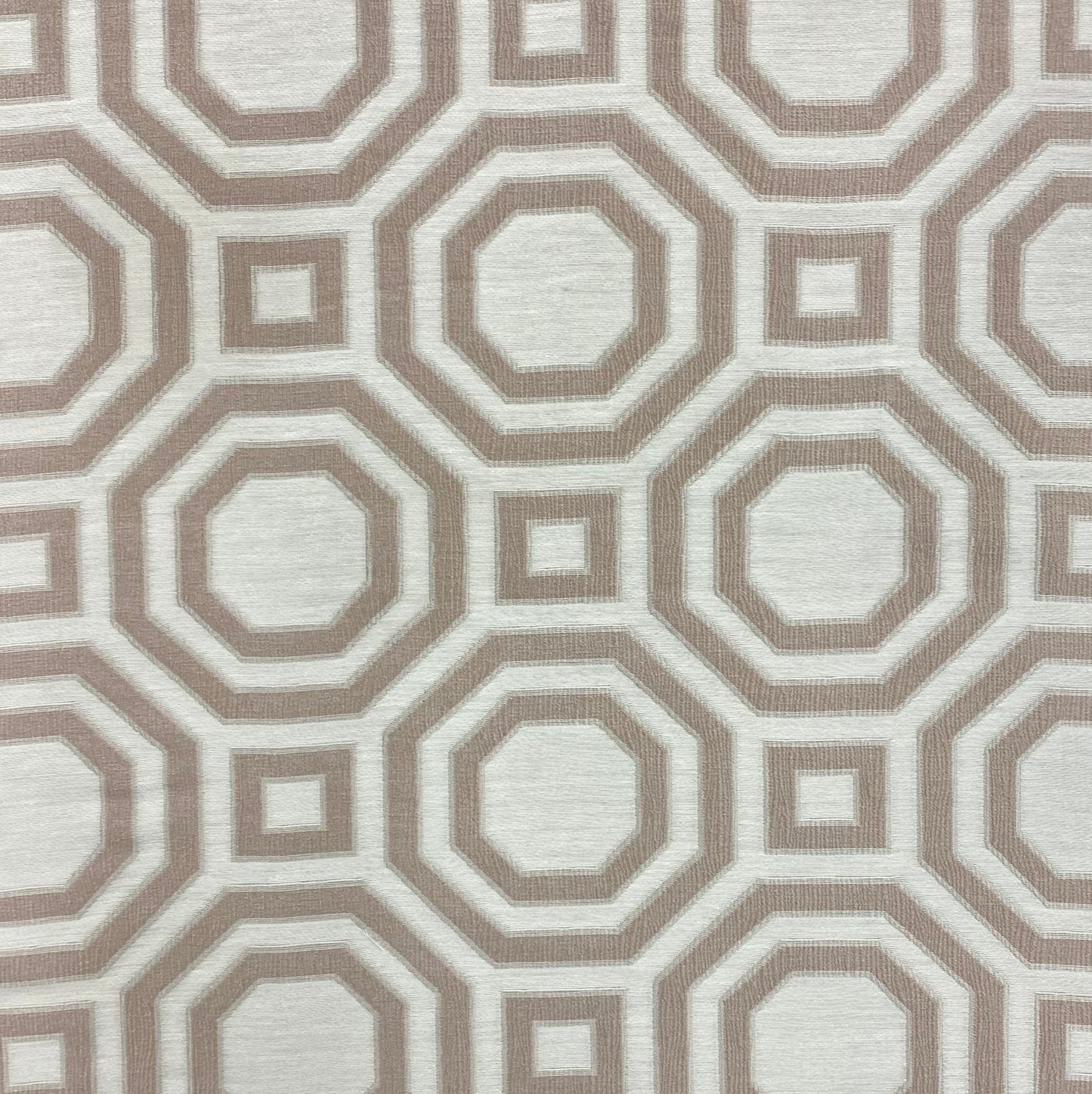 Fabric - Wilbur - 68% Polyester / 32% Cotton - Width: 59" Repeats V = 6-3/4" H = 7-1/8" Octagon