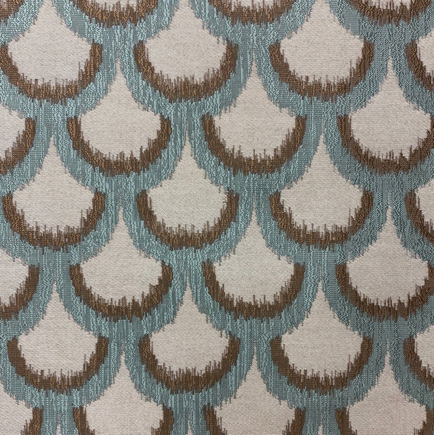 Fabric - Droplets - 100% Polyester - Repeats V: 7-6/8" H 3-1/2" - Width: 54"