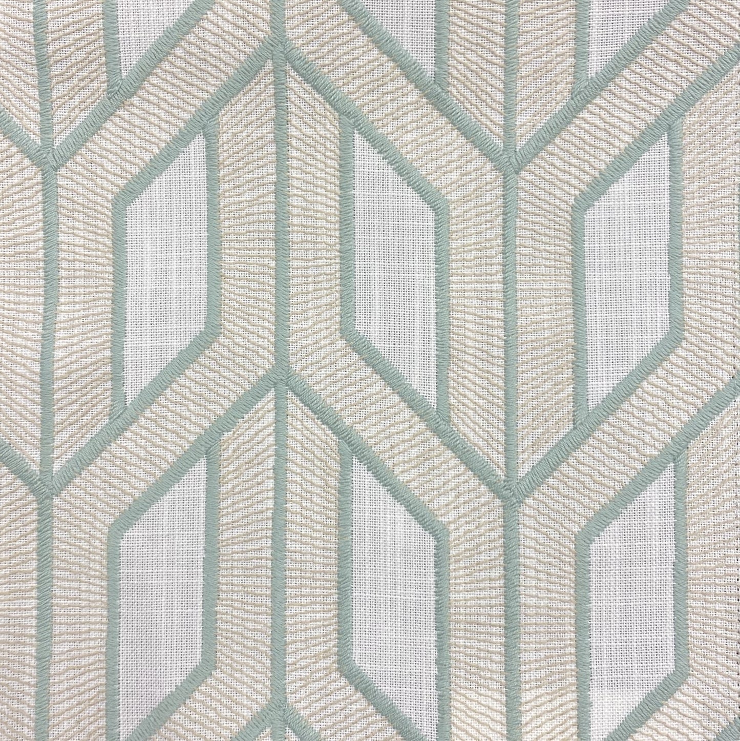 Fabric - Oakland - Ground: 52% Polyester 48% Cotton - Repeats V: 3-1/8" H: 4-1/2" Embroidery Width: 54" - Base Width: 56"
