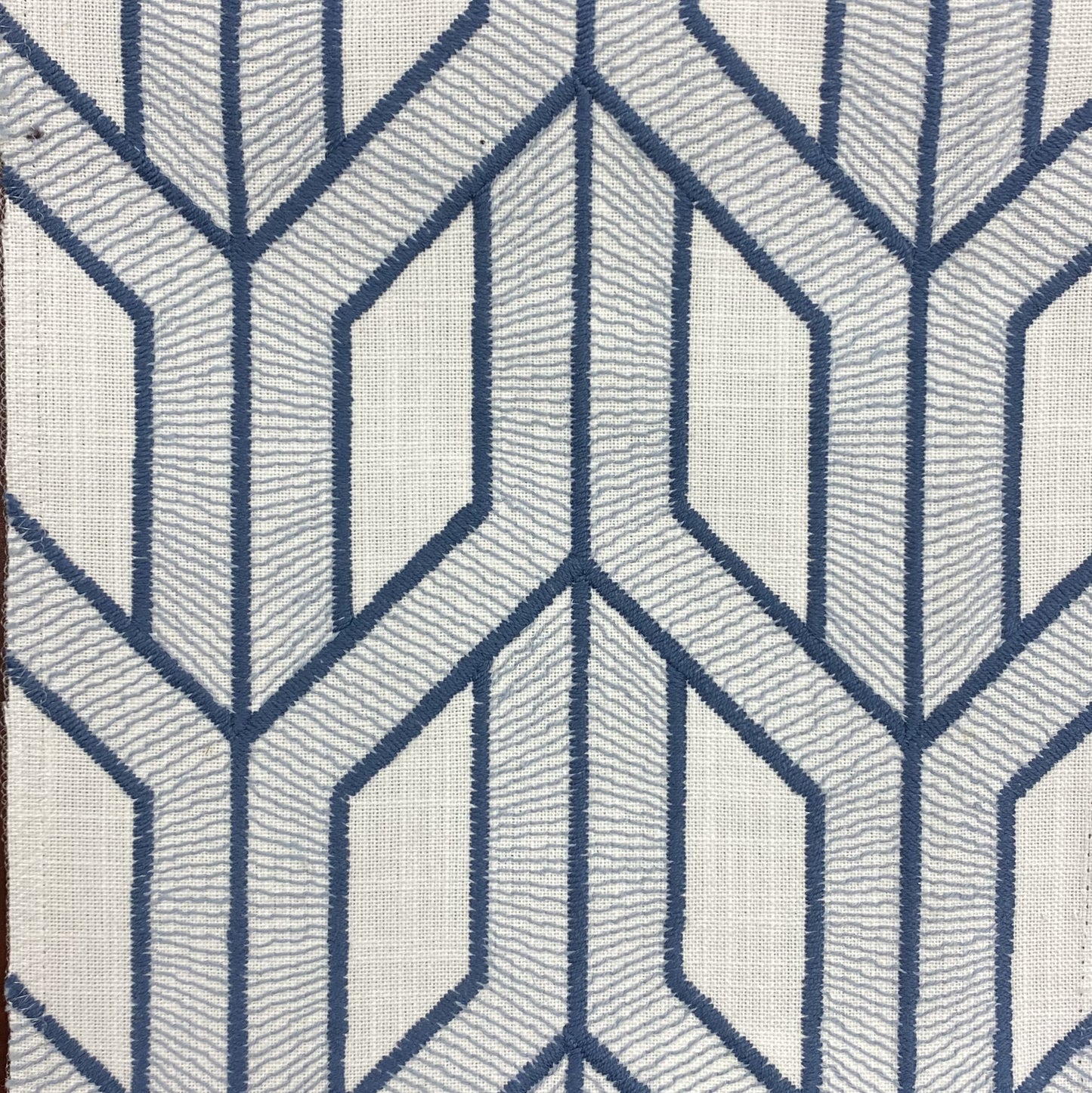 Fabric - Oakland - Ground: 52% Polyester 48% Cotton - Repeats V: 3-1/8" H: 4-1/2" Embroidery Width: 54" - Base Width: 56"