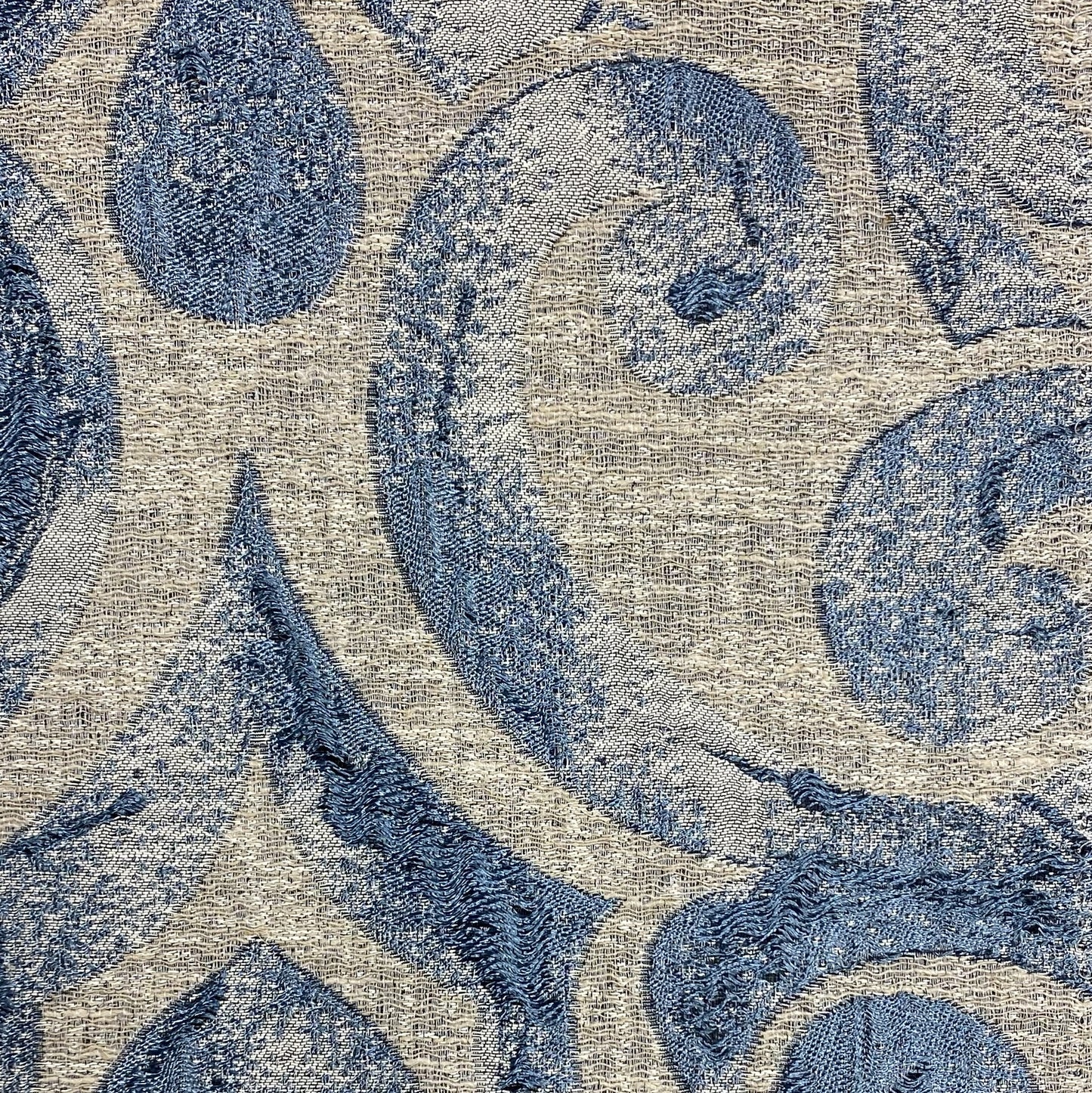 Fabric - Bellflower - 83.9% Poly 16.1% Linen - Repeats V: 24-1/2" H: 13-1/2" - Width: 54"/55"