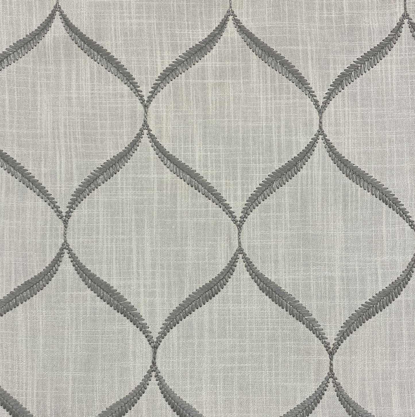 Fabric - San Clemente - 100% Polyester - Repeats: V: 8" H: 5-5/8" - Embroidery Width: 50-1/2" - Width: 59"