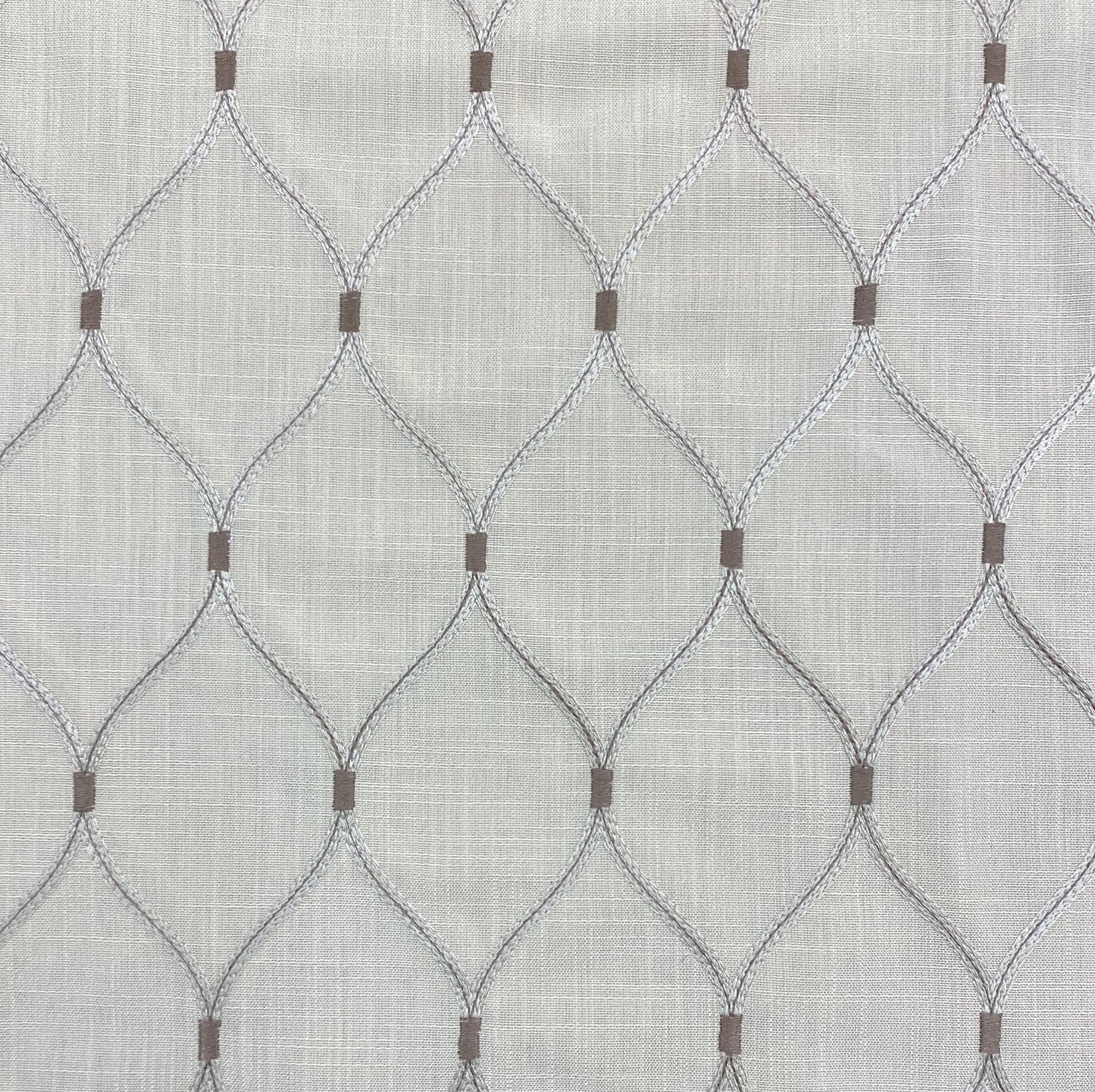 Fabric - Tarzana - 100% Polyester - Repeats V: 5-3/4" H: 3-1/8" - Embroidery Width: 52-3/4" - Width: 59"/60"60"