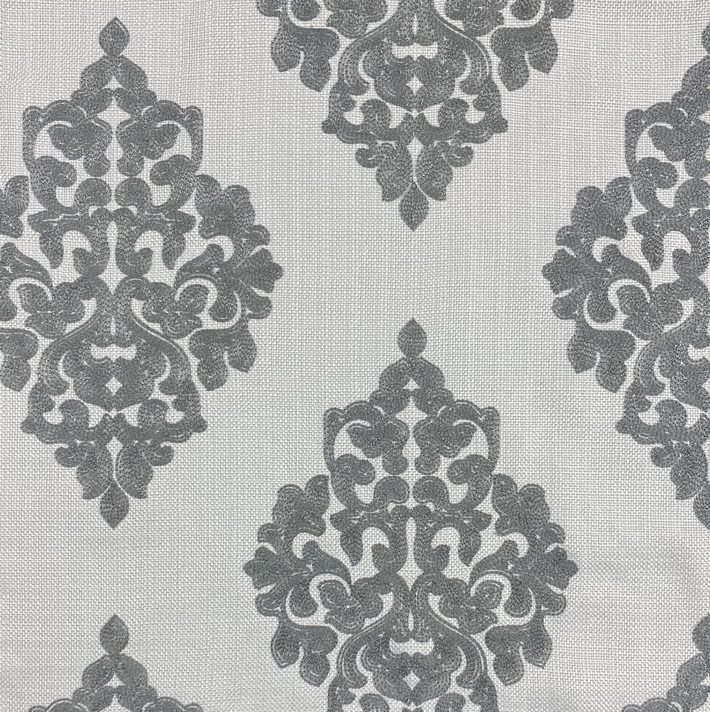 Fabric - San Rafael - 100% Polyester - Repeats: V: 23-1/4" H: 11-7/8" - Embroidery Width: 54" - Width: 59"