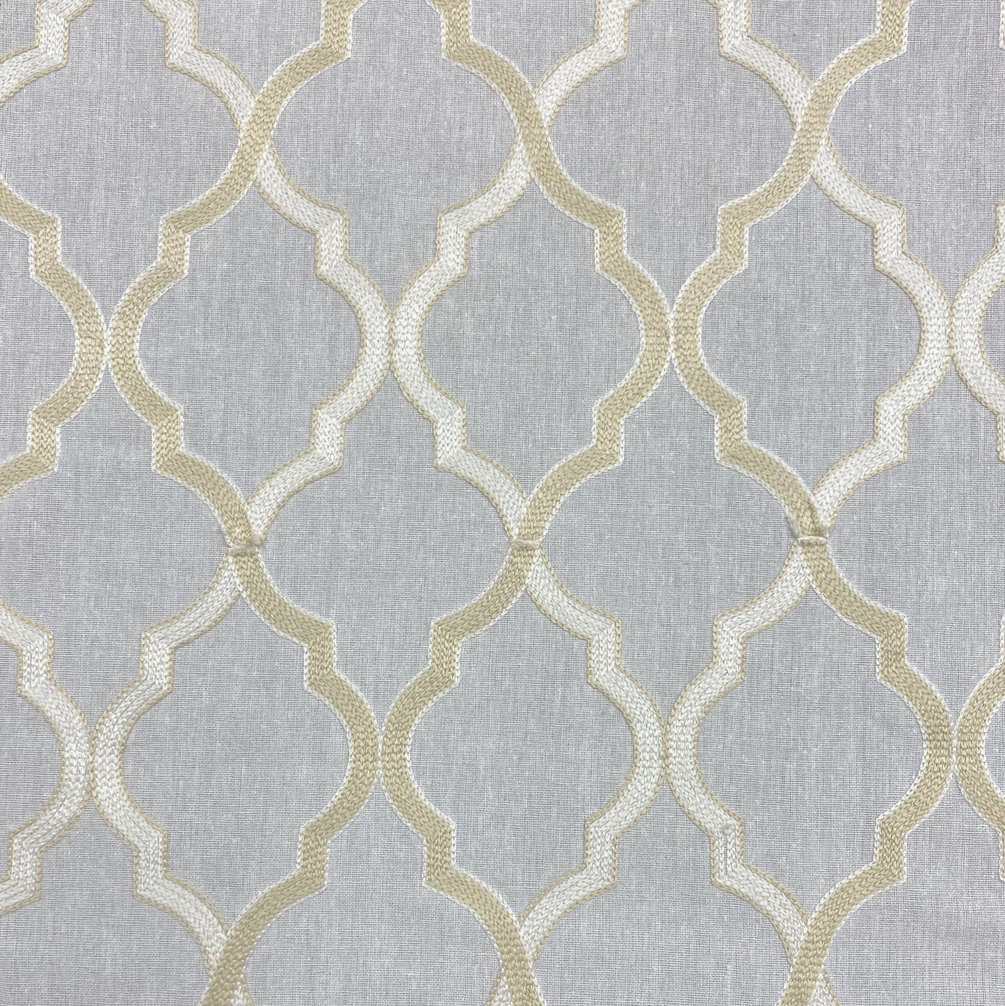 Fabric - Elsinore - 100% Polyester - Repeats: V: 11-5/8" H: 7-3/4" - Embroidery Width: 53" - Width: 59"