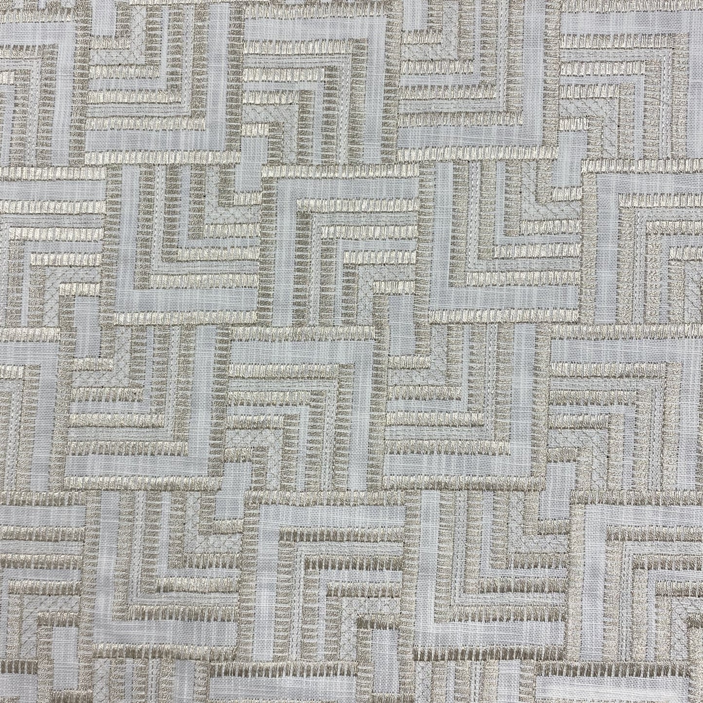 Fabric - Aptos - Ground: 100% Cotton - Embroidery: 100% Polyester - Width: 58"/59" Passes 45,000 Double Rubs NFPA 260/CAL TB-117