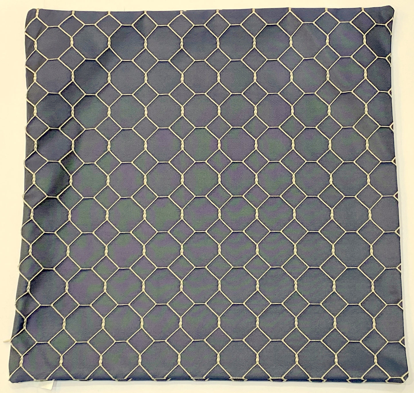 Decorative Pillow - Cover Only -  Juno - Cobalt - 20" x 20" - 100% Polyester