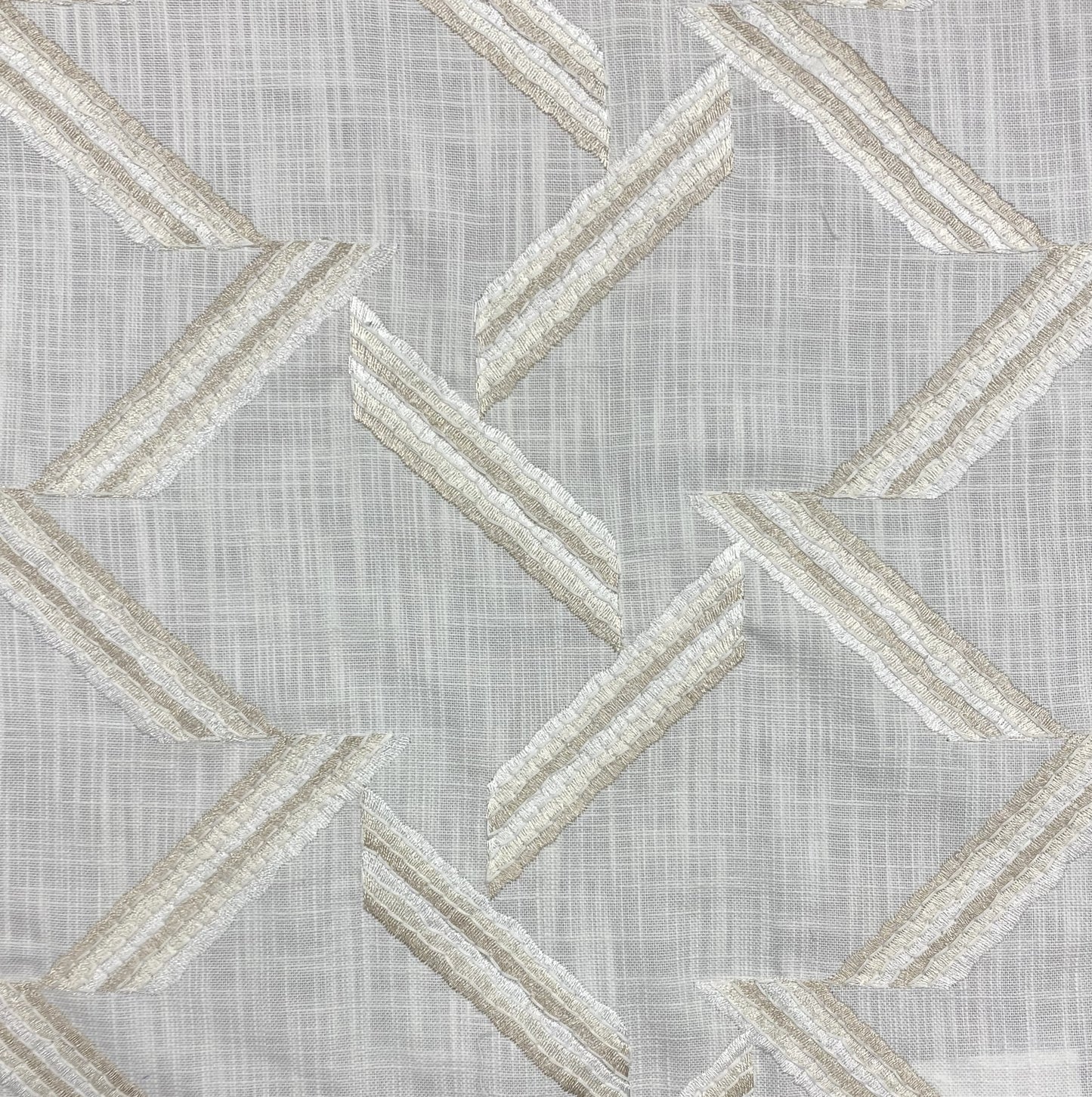 Fabric - Alamo - Ground: 100% Cotton - Embroidery: 100% Polyester - Width: 58"/59" Passes 45,000 Double Rubs NFPA 260/CAL TB-117