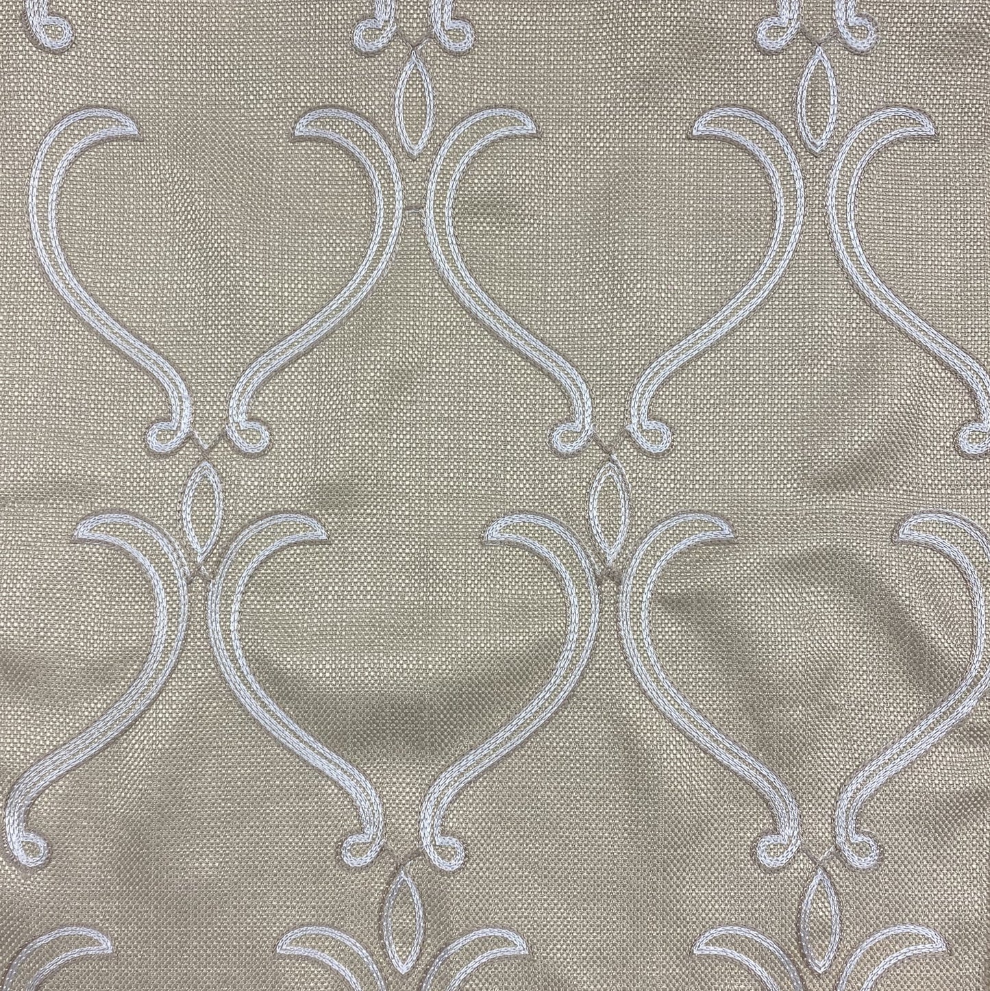 Fabric - Tahoe - 100% Polyester - Repeats: V: 11-3/4" H: 12" - Embroidery Width: 53-1/4" - Width: 60""
