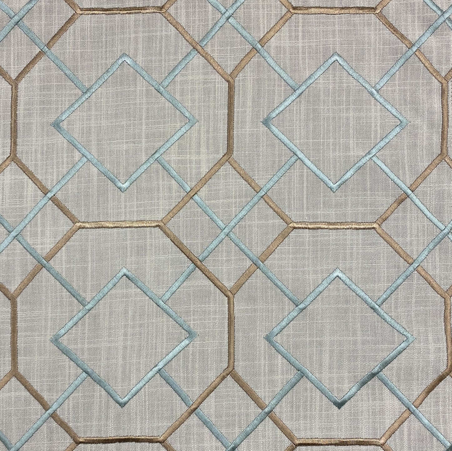 Fabric - Prague - 100% Polyester - Repeats V: 6-1/4" H 6-1/4" - Embroidery Width: 52" - Width: 58" / 59"