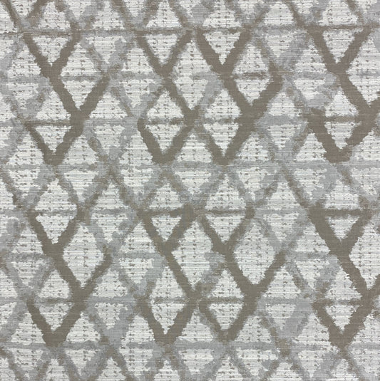 Fabric - Nancy - 76% Polyester / 15% Cotton / 9% Linen - Repeats: V: 31-1/2" H: 13-3/4" - Width: 54" / 55"