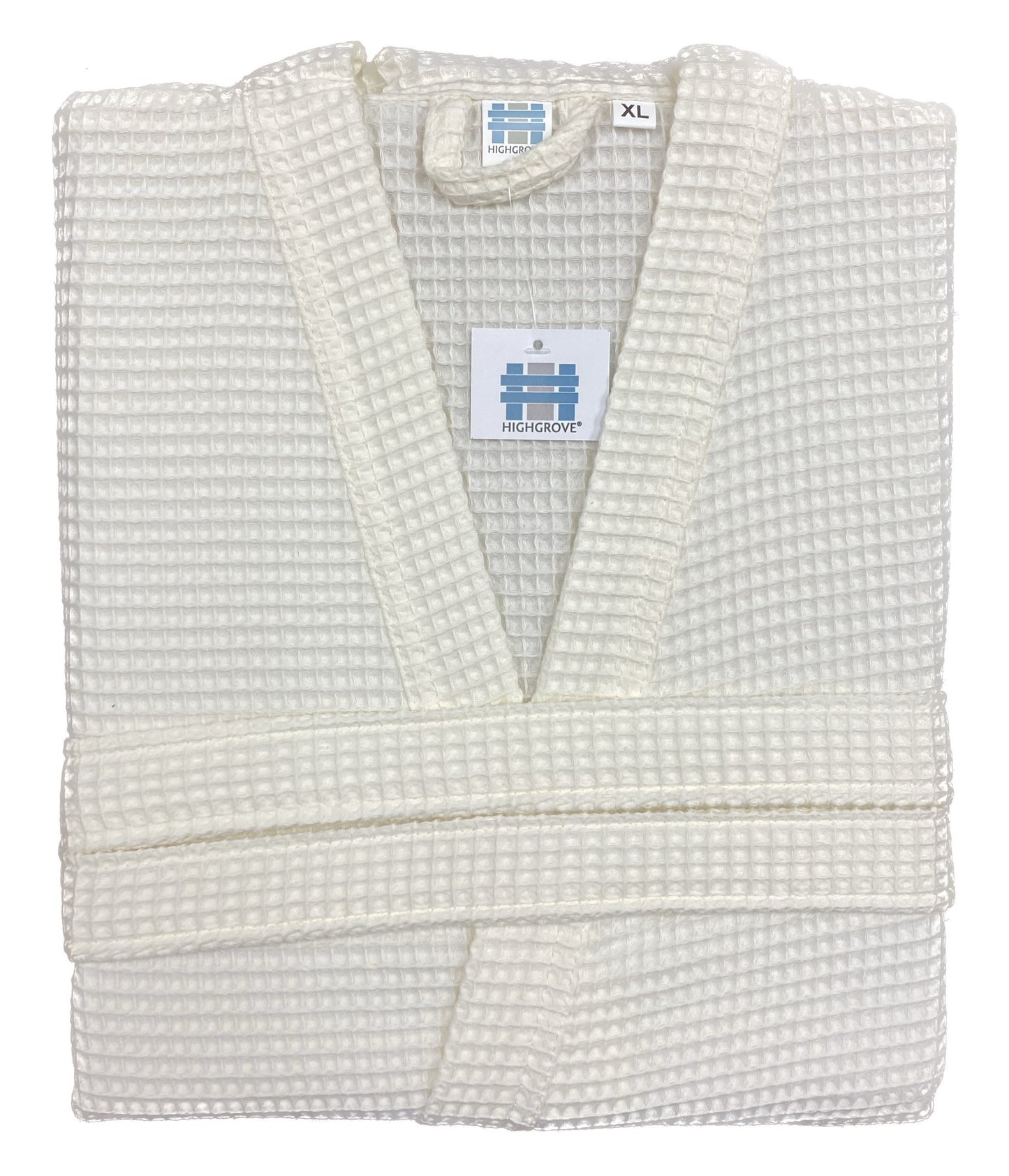 Bathrobe / Body Towel - Bora Bora - Highgrove - 3 Sizes Available - 100% cotton - Waffle Design - Ecru - Knitted