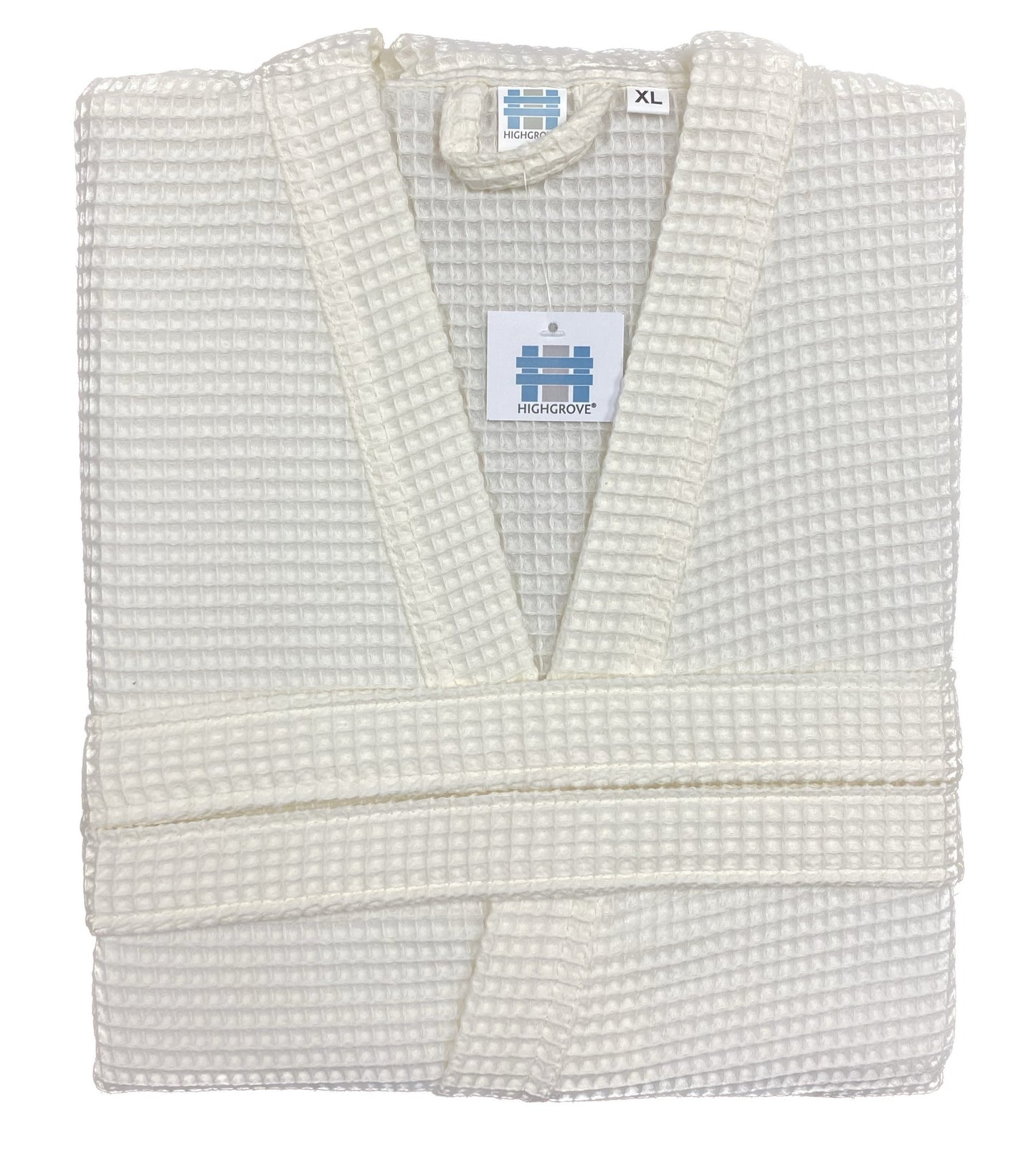 Bathrobe / Body Towel - Bora Bora - Highgrove - 3 Sizes Available - 100% cotton - Waffle Design - White - Knitted