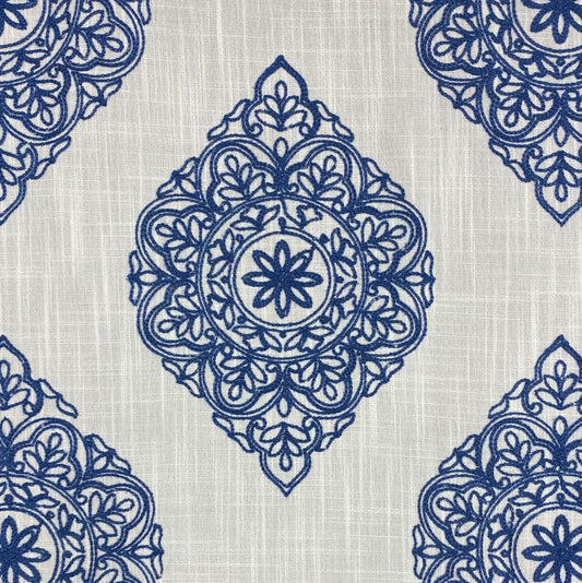 Fabric - Tulare - 100% Polyester - Repeats: V: 11-3/4" H: 11-3/4" - Embroidery Width: 53-3/4" - Width: 59/60"