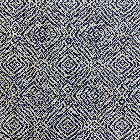 Fabric - Islip 100% Polyester - Repeats V: 12-3/8" H 13-7/8" -  Width 58"/59"