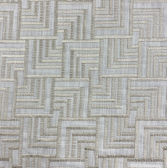 Fabric - Aptos - Ground: 100% Cotton - Embroidery: 100% Polyester - Width: 58"/59" Passes 45,000 Double Rubs NFPA 260/CAL TB-117