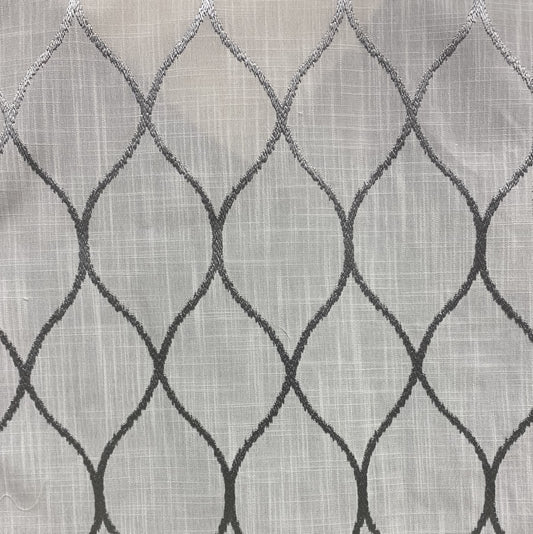 Fabric - Sydney - 100% Polyester - Repeats V: 6-3/8" H: 3-3/8" - Embroidery Width: 53-5/8" - Width: 60"