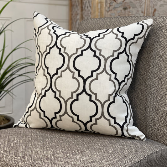 Decorative Pillow - Cover Only -  Sadona - Smoke - 20" x 20" - 100% Polyester