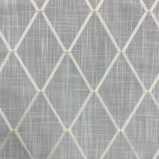 Fabric - Cayman - 100% Polyester - Repeats: V: 5-3/4 H: 4" Embroidery Width: 53" Width: 59"