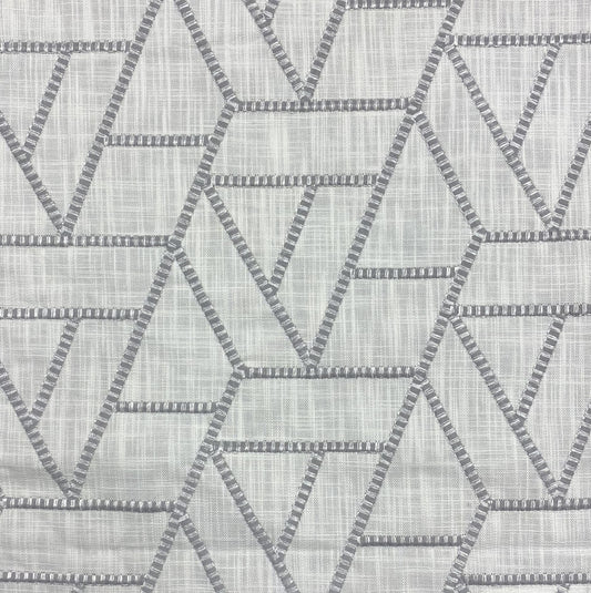Fabric - Alta - Ground: 100% Cotton - Embroidery: 100% Polyester - Width: 58"/59" Passes 45,000 Double Rubs NFPA 260/CAL TB-117