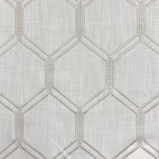 Fabric - Long Beach - 27% Polyester - 73% Cotton - Repeats V: 9-1/4" H: 5-3/8" Usable Width: 54" Width" 56"
